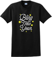 
              Bling in the New Year with stars T-Shirt - New Years Shirt - 12 color choices
            