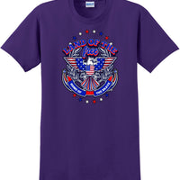Land of the free home of the Brave memorial day / 4th of July shirt -13 colors