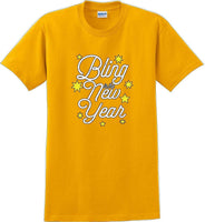 
              Bling in the New Year with stars T-Shirt - New Years Shirt - 12 color choices
            