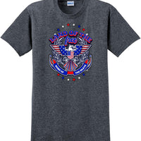Land of the free home of the Brave memorial day / 4th of July shirt -13 colors