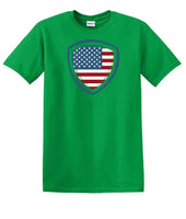 
              Memorial Day shirt flag shield We Will Always Remember 13 color choices -mds5
            