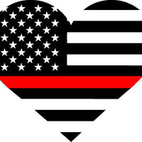 THIN RED LINE HEART