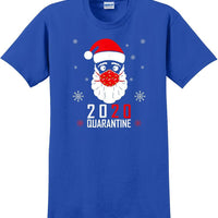 2020 Christmas Merry Quarantine Funny Gift Santa Face Mask 7 - Funny T-Shirt