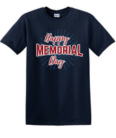 
              Memorial Day shirt burst We Will Always Remember 13 color choices -mds3
            