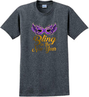 
              Bling in the New Year - New Years Shirt - 12 color choices
            