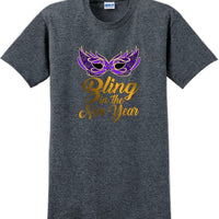 Bling in the New Year - New Years Shirt - 12 color choices