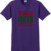 The best way to spread Christmas cheer is signing loudly for all to hear - shirt