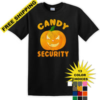 CANDY SECURITY - Halloween - Novelty T-shirt
