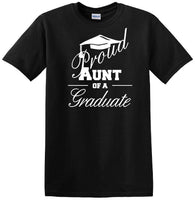 
              Graduation - PROUD AUNT of a Graduate - shirt - short sleeved T-shirt
            