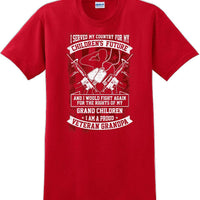 I Served My Country Veteran Grandpa, Veterans day Soldier USA Support T-Shirt