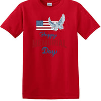 Memorial Day shirt Flag Eagle We Will Always Remember 13 color choices -mds2
