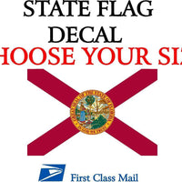 FLORIDA STATE FLAG, STICKER, DECAL, 5 YR VINYL STATE OF FLORIDA FLAG