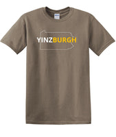
              YINZBURGH Pittsburgh, PENNSYLVANIA short sleeved shirt  YBS1
            