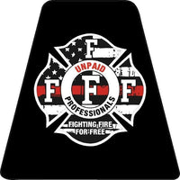 
              UNPAID FIREFIGHTER HELMET TETS TETRAHEDRONS HELMET STICKER REFLECTIVE
            