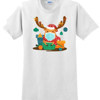 Christmas 2020 Quarantine Funny Cute Rudolph Reindeer Mask Premium 8 x-mas shirt