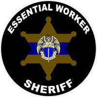 Essential Worker Sheriff Decal