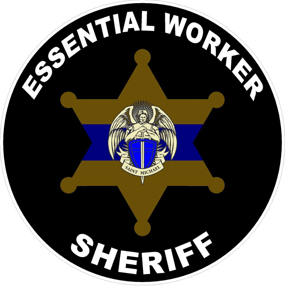 Essential Worker Sheriff Decal