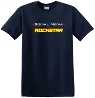 
              Social Media Rockstar - Funny shirt - short sleeved T-shirt TSM11
            