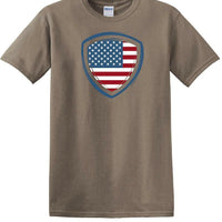 Memorial Day shirt flag shield We Will Always Remember 13 color choices -mds5