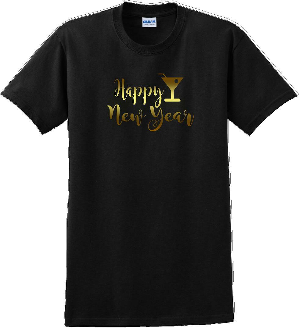 Happy New Year  T-Shirt - New Years Shirt - 12 color choices