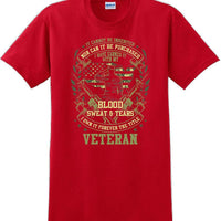 I OWN THE TITLE VETERAN FOREVER OD, Veterans day Soldier USA Support T-Shirt