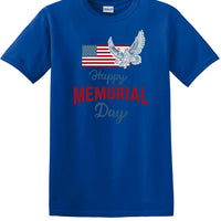 Memorial Day shirt Flag Eagle We Will Always Remember 13 color choices -mds2