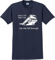
              Pittsburgh Bus in Sinkhole, dahntahn n'at funny T-Shirt
            