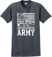 
              PROUD VETERAN OF THE UNITED STATES ARMY, Veterans day Soldier USA Support TShirt
            