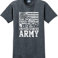 PROUD VETERAN OF THE UNITED STATES ARMY, Veterans day Soldier USA Support TShirt