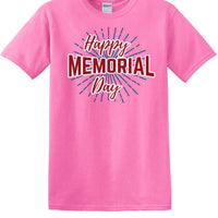 Memorial Day shirt burst We Will Always Remember 13 color choices -mds3