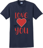 
              Love you  - Valentine's Day Shirts - V-Day shirts
            