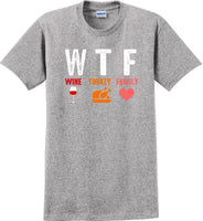 
              WTF Wine Turkey Family - Gift Funny -Thanksgiving Day T-Shirt
            