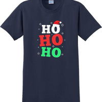 HO HO HO - Christmas Day T-Shirt -12 color choices