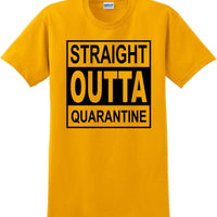Straight Outta Quarantine 2020  funny T-Shirt sm-5xl