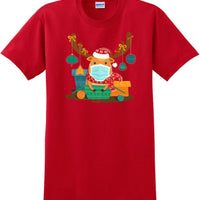 Christmas 2020 Quarantine Funny Cute Rudolph Reindeer Mask Premium 8 x-mas shirt