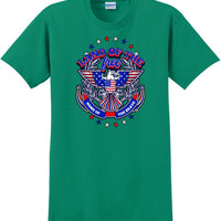 Land of the free home of the Brave memorial day / 4th of July shirt -13 colors
