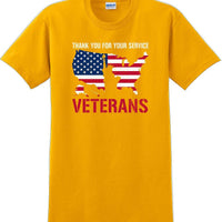 THANK YOU FOR YOUR SERVICE, Veterans day Soldier USA Support T-Shirt