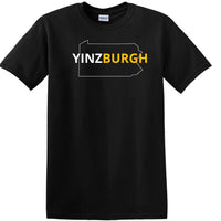 YINZBURGH Pittsburgh, PENNSYLVANIA short sleeved shirt  YBS1