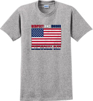 
              RESPECT AND HONOR MEMORIAL DAY, Veterans day Soldier USA Support T-Shirt
            