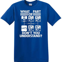 Gear Shift Language - Funny shirt - short sleeved T-shirt