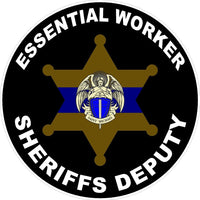 Essential Worker Sheriffs Deputy Decal