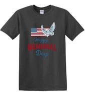 
              Memorial Day shirt Flag Eagle We Will Always Remember 13 color choices -mds2
            