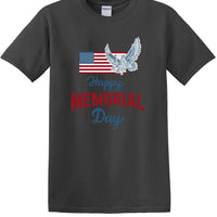 Memorial Day shirt Flag Eagle We Will Always Remember 13 color choices -mds2