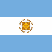 Argentina COUNTRY FLAG, STICKER, DECAL, 5YR VINYL Flag of Argentina COUNTRY FLAG