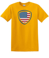 
              Memorial Day shirt flag shield We Will Always Remember 13 color choices -mds5
            