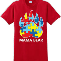 Autism Awareness Mama Bear T-Shirt - JC
