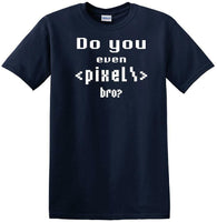 
              Pixel Coding - Social Media - Funny shirt - short sleeved T-shirt TSM12
            