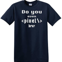 Pixel Coding - Social Media - Funny shirt - short sleeved T-shirt TSM12