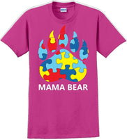 
              Autism Awareness Mama Bear T-Shirt - JC
            
