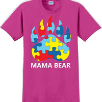 Autism Awareness Mama Bear T-Shirt - JC